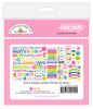 *NEW-PRE ORDER* Doodlebug Ephemera Chit Chat: 9151 Cupcake & Candles