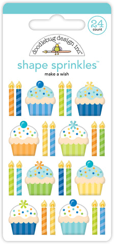 *NEW-PRE ORDER* Doodlebug Shape Sprinkles: 9177 Make A Wish