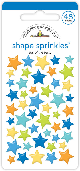 *NEW-PRE ORDER* Doodlebug Shape Sprinkles: 9179 Star of the Party