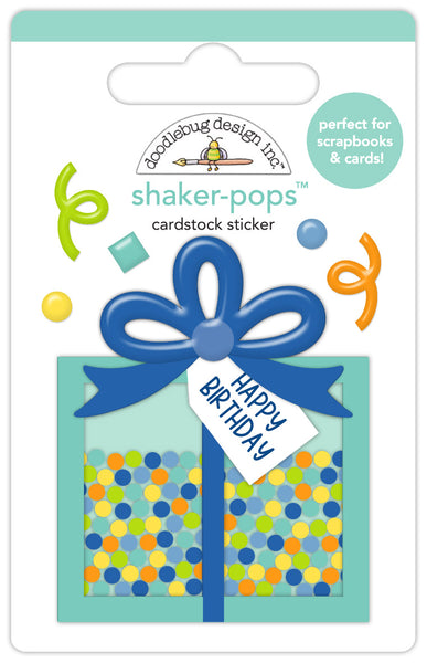 *NEW-PRE ORDER* Doodlebug Doodle-Pop: 9180 Happy Birthday Shaker