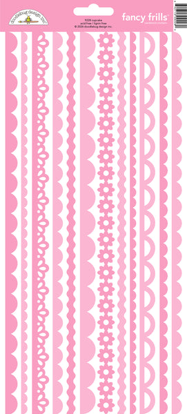 *NEW-PRE ORDER* Doodlebug Fancy Frills Stickers: 9228 Cupcake