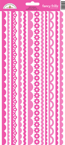 *NEW-PRE ORDER* Doodlebug Fancy Frills Stickers: 9229 Bubblegum