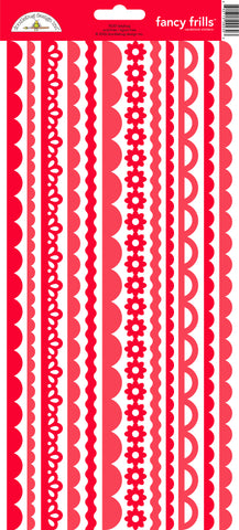 *NEW-PRE ORDER* Doodlebug Fancy Frills Stickers: 9230 Ladybug
