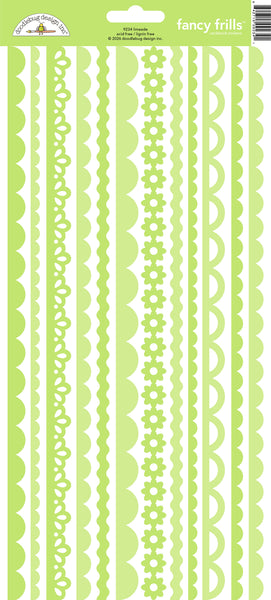*NEW-PRE ORDER* Doodlebug Fancy Frills Stickers: 9234 Limeade