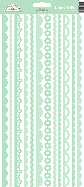 *NEW-PRE ORDER* Doodlebug Fancy Frills Stickers: 9235 Mint