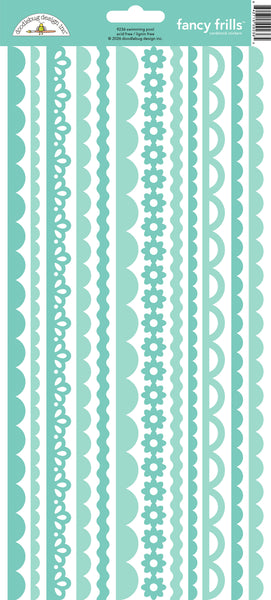 *NEW-PRE ORDER* Doodlebug Fancy Frills Stickers: 9236 Swimming Pool