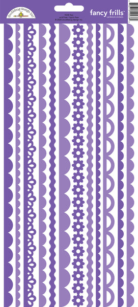 *NEW-PRE ORDER* Doodlebug Fancy Frills Stickers: 9238 Lilac