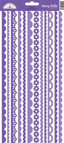 *NEW-PRE ORDER* Doodlebug Fancy Frills Stickers: 9238 Lilac