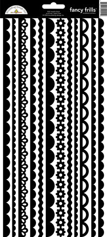 *NEW-PRE ORDER* Doodlebug Fancy Frills Stickers: 9241 Beetle Black