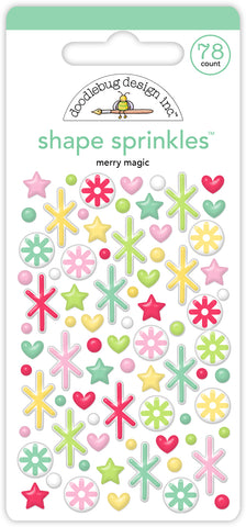 Doodlebug Shape Sprinkles: 9262 Merry Magic