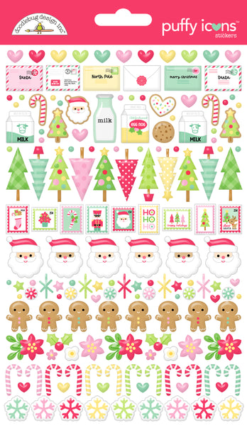 Doodlebug Puffy Icons: 9274 Dear Santa