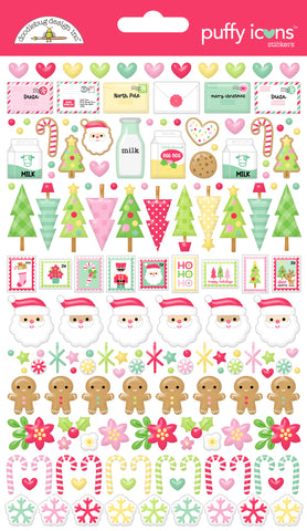 Doodlebug Puffy Icons: 9274 Dear Santa