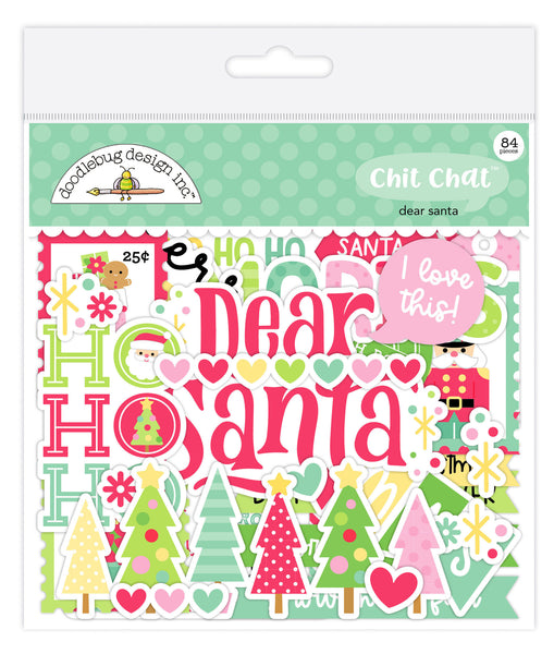 Doodlebug Ephemera Chit Chat: 9286 Dear Santa