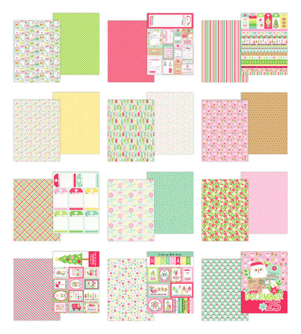 Doodlebug 6x8 Pattern Paper Pad: 9289 Dear Santa