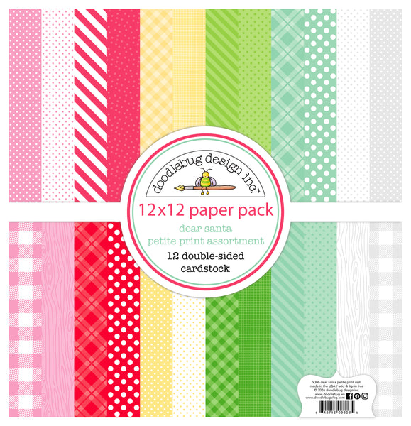 Doodlebug Petite Prints Assortment Collection: 9306 Dear Santa