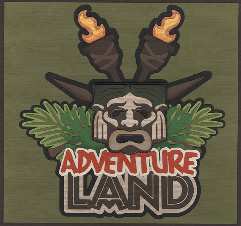 Kit Club Exclusive* Disney Die Cut Title: Adventureland