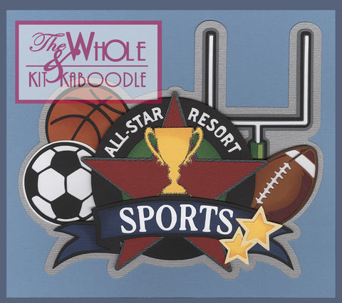 **Kit Club Exclusive* Title Die Cut: Hotel Series All Star Sports