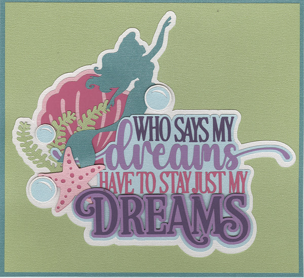 **Kit Club Exclusive* Disney Die Cut Title: Ariel