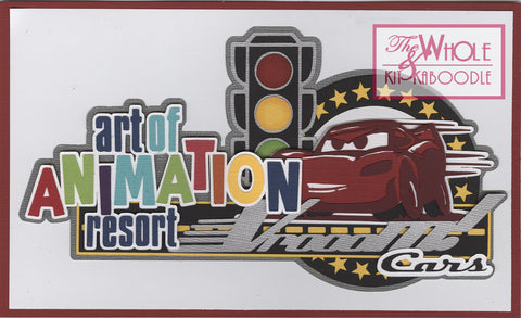 **Kit Club Exclusive* Title Die Cut: Hotel Series Animation Cars
