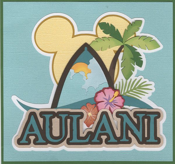 Aulani Disney Resort Title Die Cut