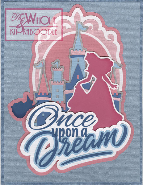 **Kit Club Exclusive* Disney Die Cut Title: Aurora Sleeping Beauty