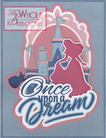 **Kit Club Exclusive* Disney Die Cut Title: Aurora Sleeping Beauty