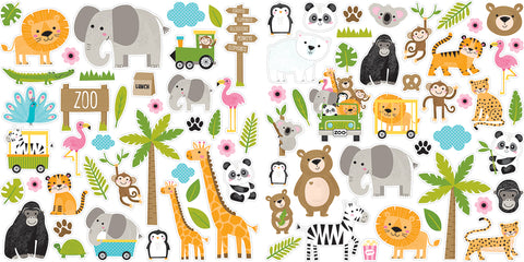 *NEW-PRE ORDER* Bella Blvd Ephemera Icons: BB3286 Zoo Day