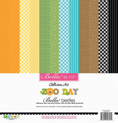 *NEW-PRE ORDER* Bella Blvd Pattern Besties Collection: BB3301 Zoo Day
