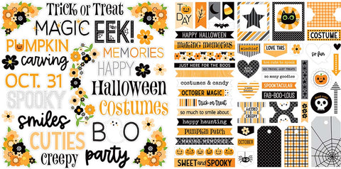 Bella Blvd Ephemera Words: BB3317 Boo to You
