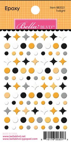 Bella Blvd Epoxy Shape Sprinkles: BB3321 Twilight Boo to You