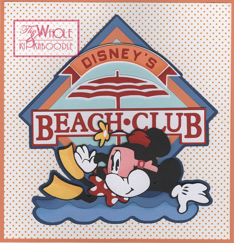 *Kit Club Exclusive* Title Die Cut: Hotel Series Beach Club Resort/Villas