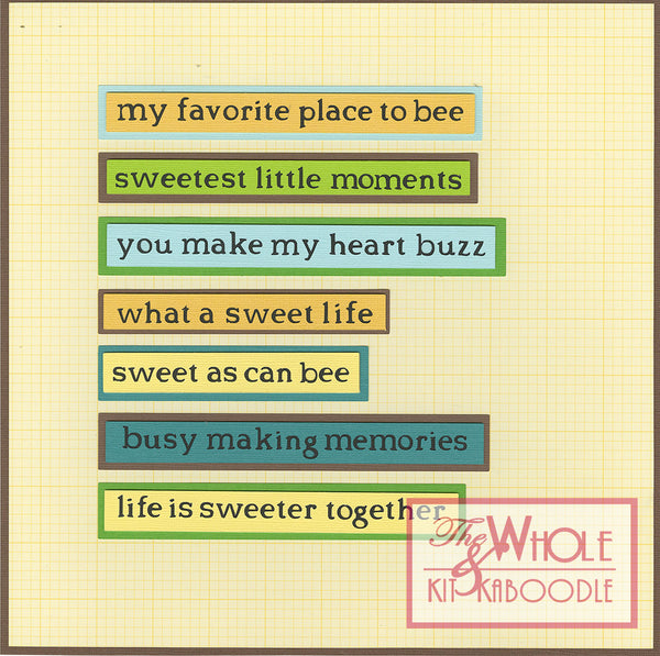 *NEW* Bee Happy Page Talk