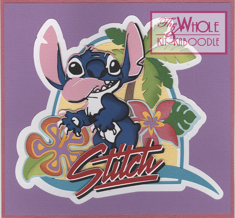Kit Club Exclusive* Title Die Cut: Blue Alien