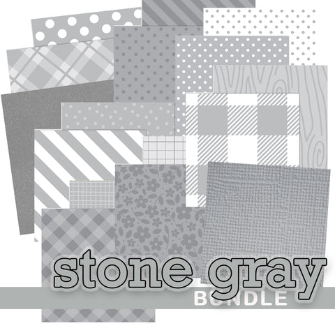 Doodlebug Color Bundles: Stone Gray