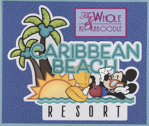 *Kit Club Exclusive* Title Die Cut: Hotel Series Caribbean Beach