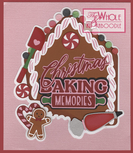 **NEW** Christmas Baking Memories Die Cut Title *Pre-Order*