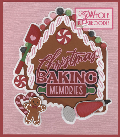 **NEW** Christmas Baking Memories Die Cut Title *Pre-Order*