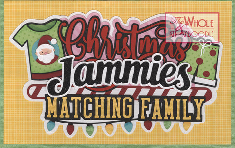 **NEW** Christmas Jammies Die Cut Title *Pre-Order*
