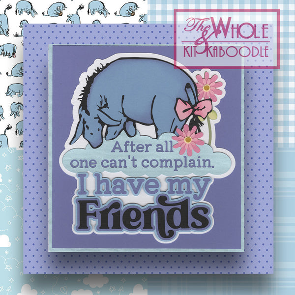 **NEW* Title Die Cut: I Have My Friends Title AND Coordinating Pattern Paper