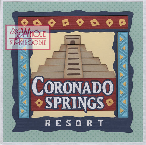 *Kit Club Exclusive* Title Die Cut: Hotel Series Coronado Springs