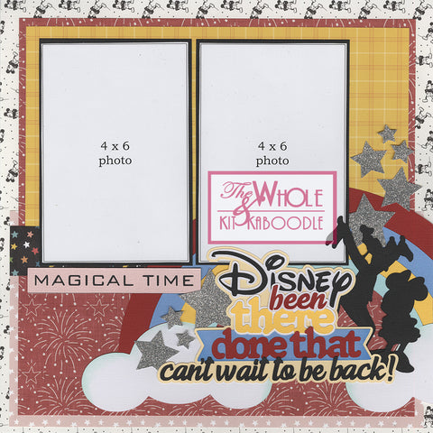 Kit Club Exclusive: Theme Park Front & Back Cover Pages