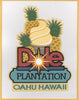 Dole Plantation Die Cut Title