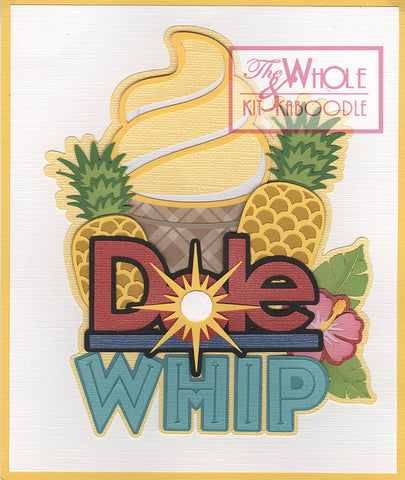 Dole Whip Die Cut Title