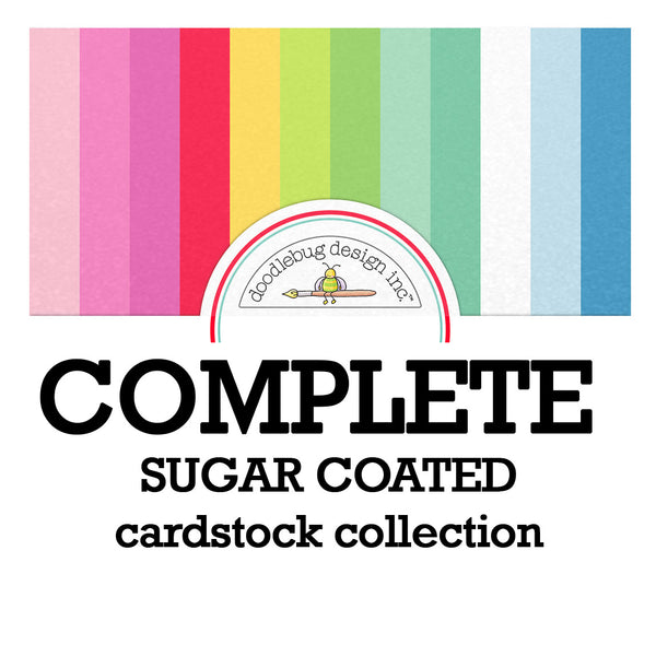 *Doodlebug Sugar Coated Cardstock: Complete Collection Sample Pack