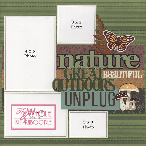 **Kit Club Exclusive* TITLE DIECUT SUPPLEMENT: Go Outside and Explore