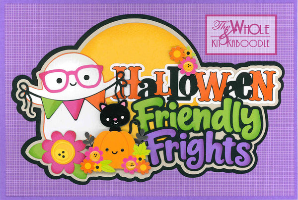 *NEW* Halloween Friendly Frights Die Cut Title with Doodle-pop