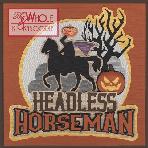 **NEW* Headless Horseman Die Cut Title