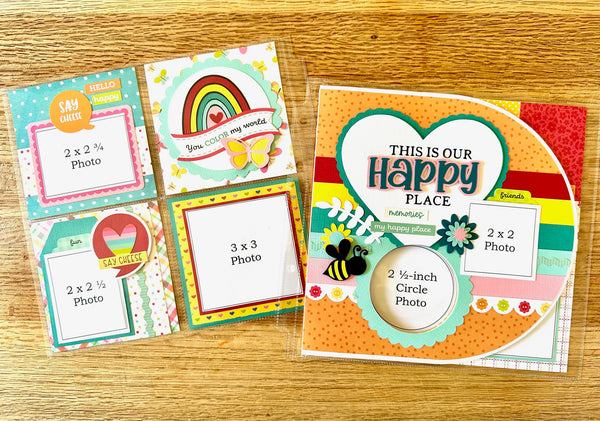 **Kit Club Exclusive Design* 8x8 Interactive Daily Life Pages - My Happy Place