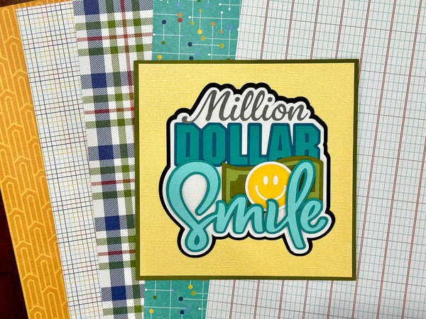Million Dollar Smile Diecut & Pattern Paper