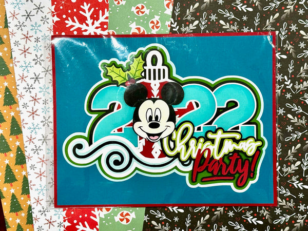 2022 Disney Christmas Diecut & Pattern Paper